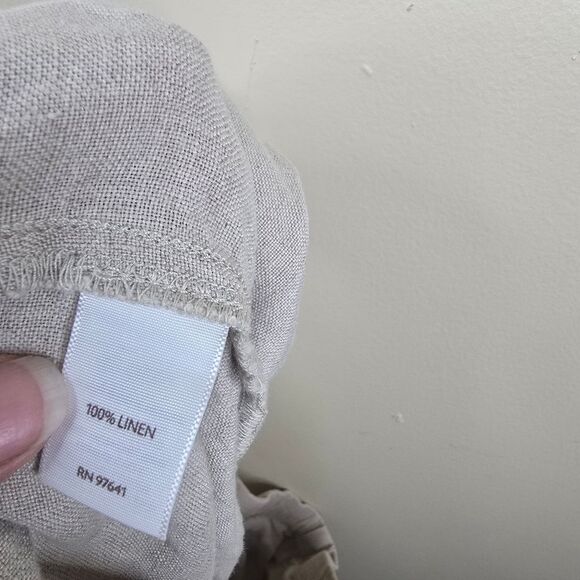 J.jill Pull On Crop Linen Pants - Picture 7 of 7